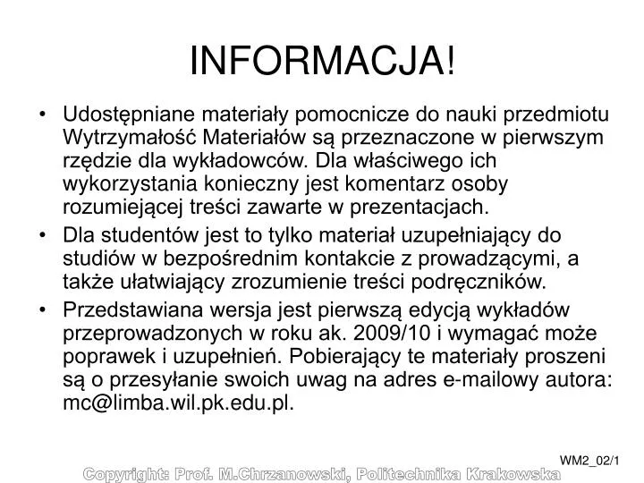 informacja