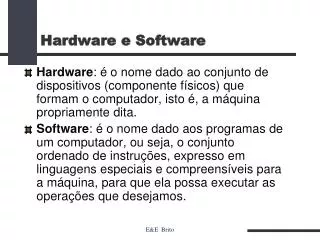 hardware e software