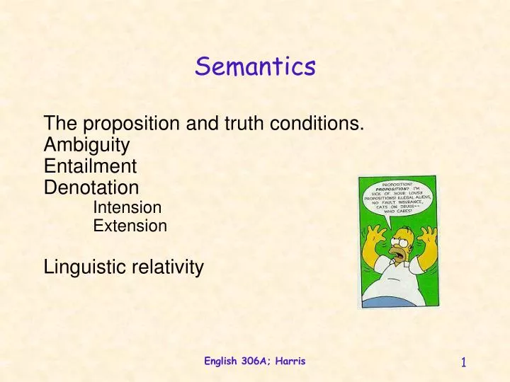 PPT - Semantics PowerPoint Presentation, Free Download - ID:5017775