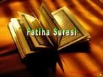Fatiha Suresi - slide 1
