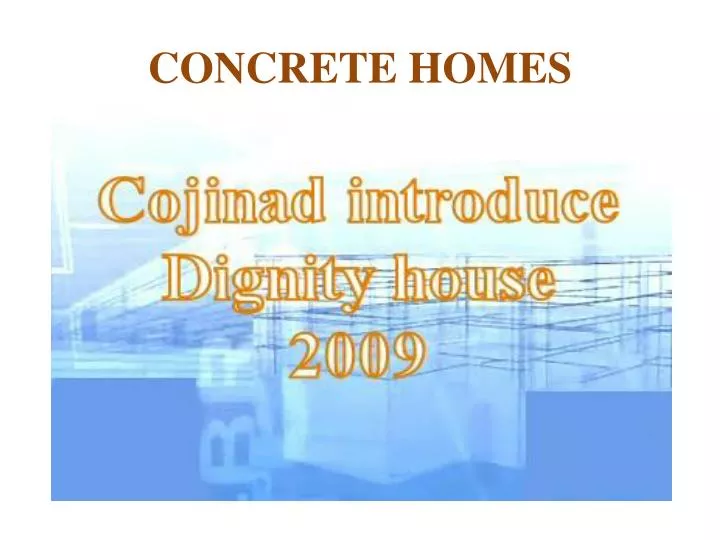 concrete homes