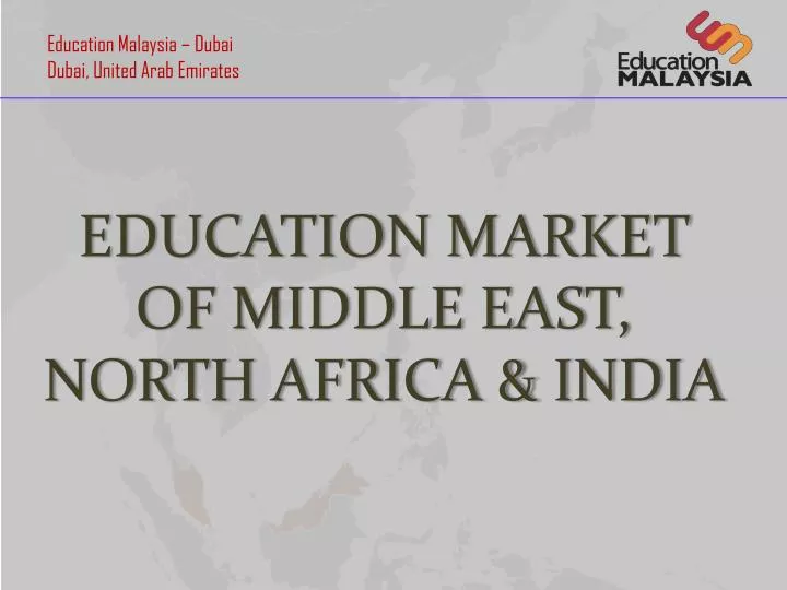 education market of middle east north africa india