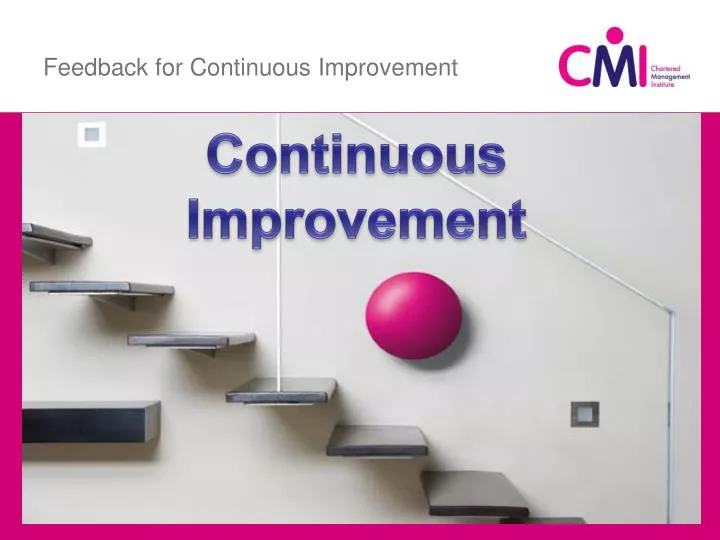 feedback for continuous improvement