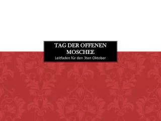 tag der offenen moschee