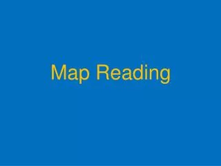Map Reading