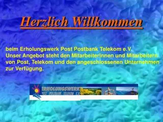 herzlich willkommen