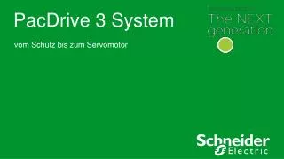 pacdrive 3 system