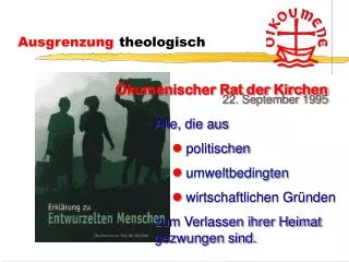 ausgrenzung theologisch