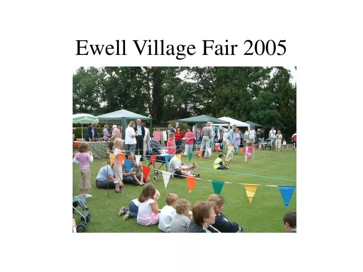 ewell village fair 2005