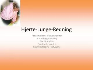 hjerte lunge redning