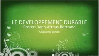 le developpement durable