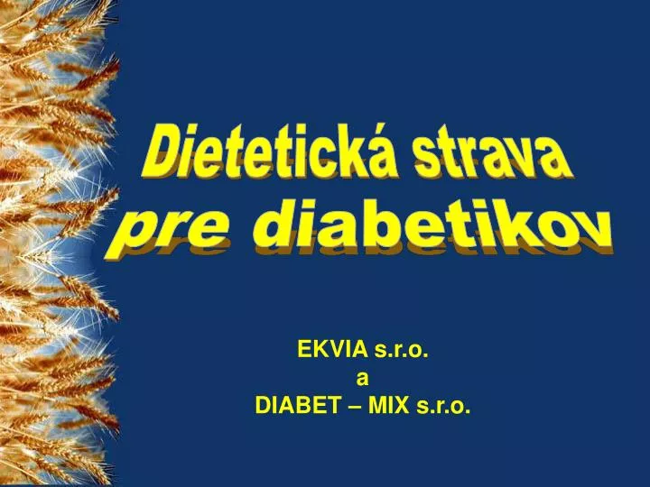 ekvia s r o a diabet mix s r o