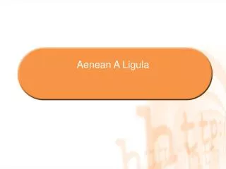 aenean a ligula