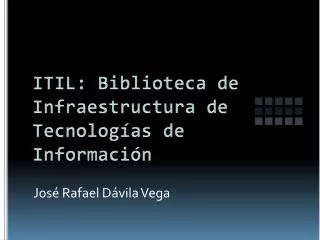 itil biblioteca de infraestructura de tecnolog as de informaci n