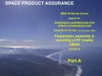 SPACE PRODUCT ASSURANCE - slide 1