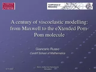 A century of viscoelastic modelling: from Maxwell to the eXtended Pom-Pom molecule