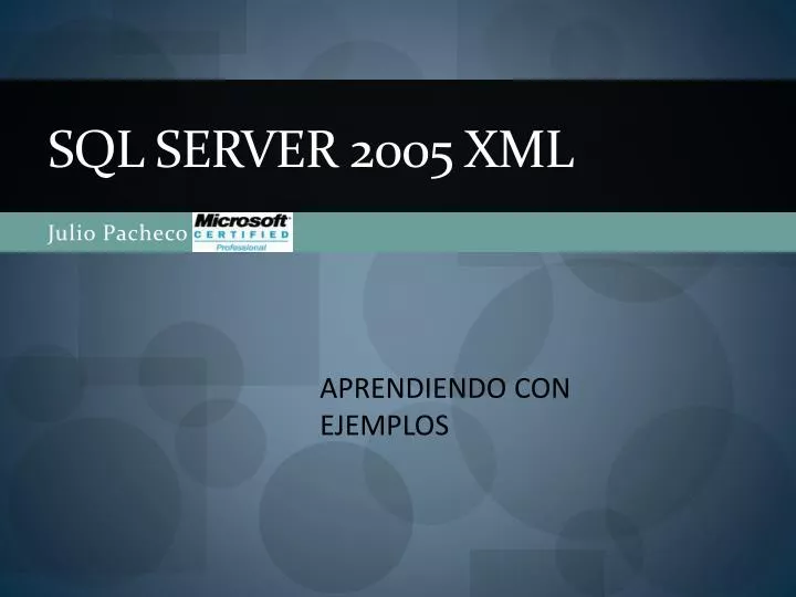 sql server 2005 xml