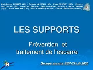 les supports