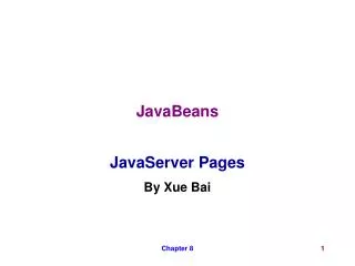 JavaBeans