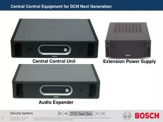 Central Control Equipment for DCN Next Generation