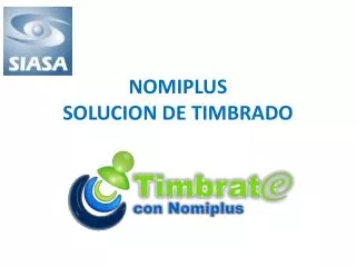 nomiplus solucion de timbrado
