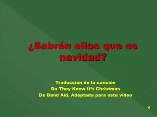sabr n ellos que es navidad