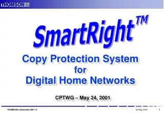 Copy Protection System for Digital Home Networks
