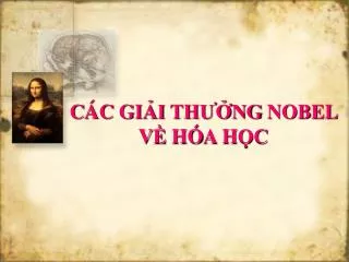 c c gi i th ng nobel v h a h c