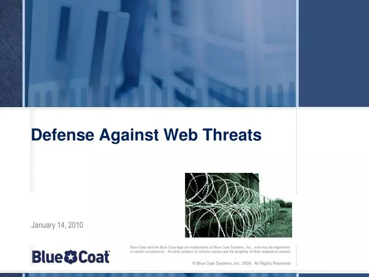 defense against web threats