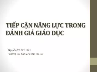 ti p c n n ng l c trong nh gi gi o d c