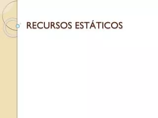 recursos est ticos