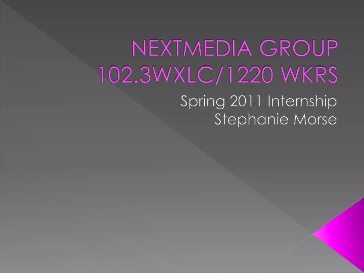 nextmedia group 102 3wxlc 1220 wkrs