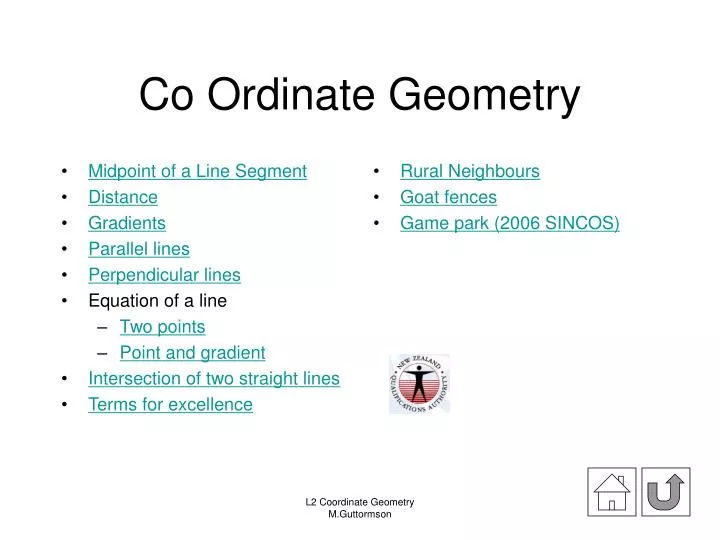 co ordinate geometry