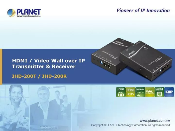 hdmi video wall over ip transmitter receiver