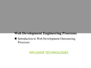 Web Development Engineering Processes