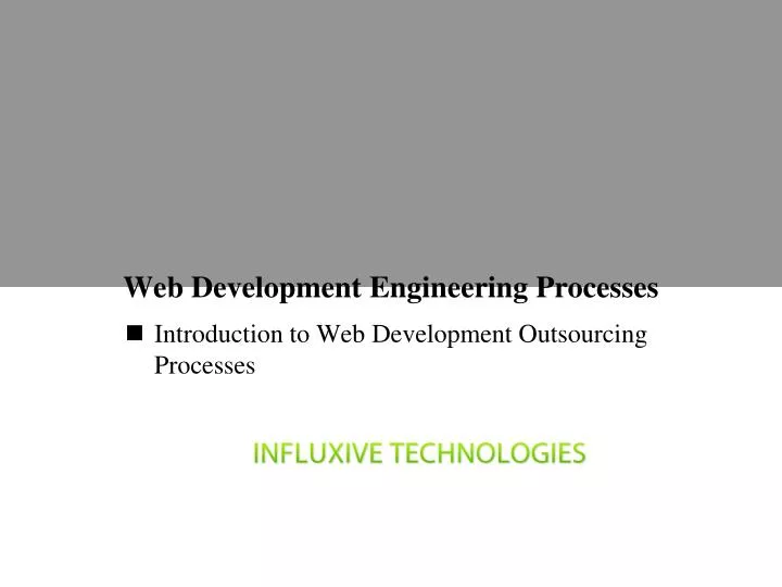 web development engineering processes
