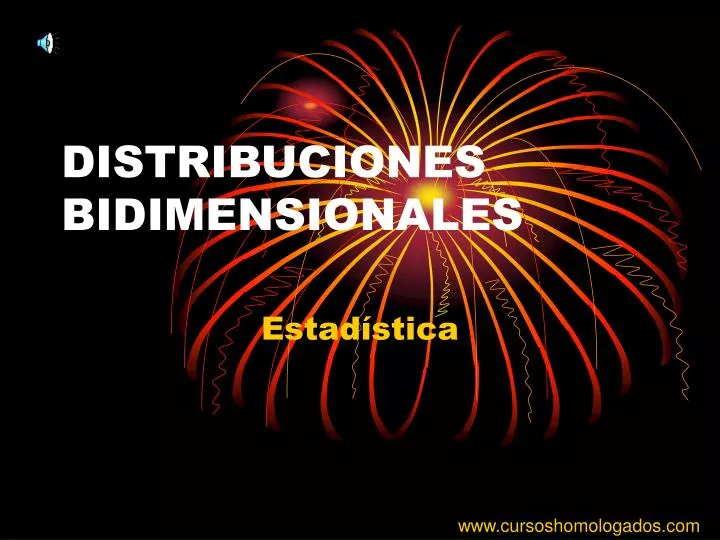 distribuciones bidimensionales