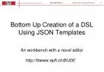 Template Based Development Environment - slide 1