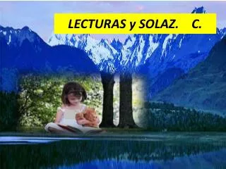 lecturas y solaz c