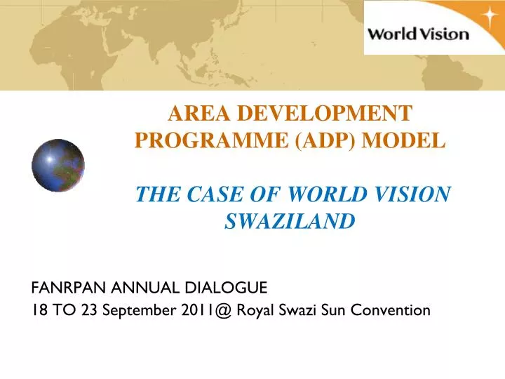 area development programme adp model the case of world vision swaziland