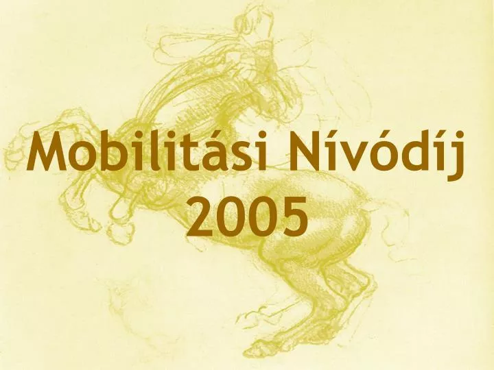 mobilit si n v d j 2005