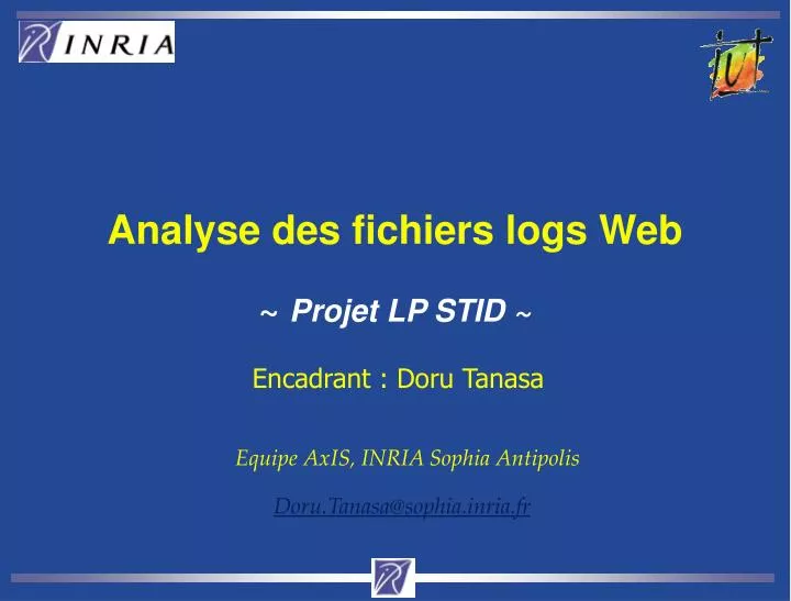 analyse des fichiers logs web projet lp stid