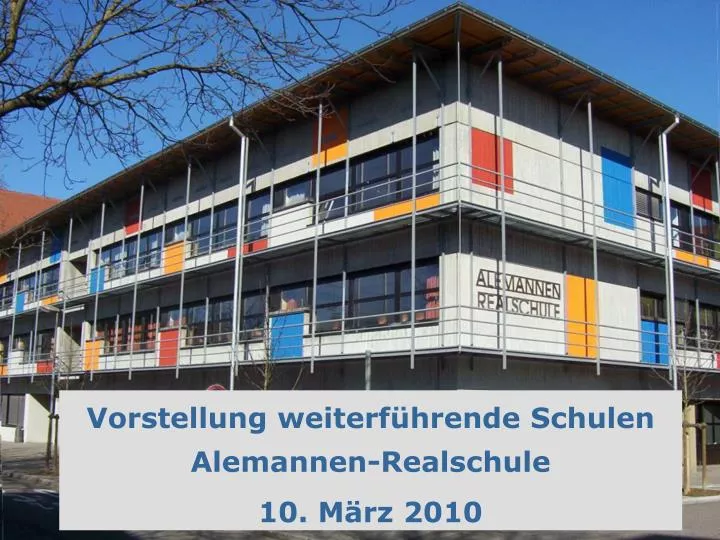 vorstellung weiterf hrende schulen alemannen realschule 10 m rz 2010