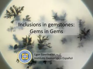 Inclusions in gemstones: Gems in Gems