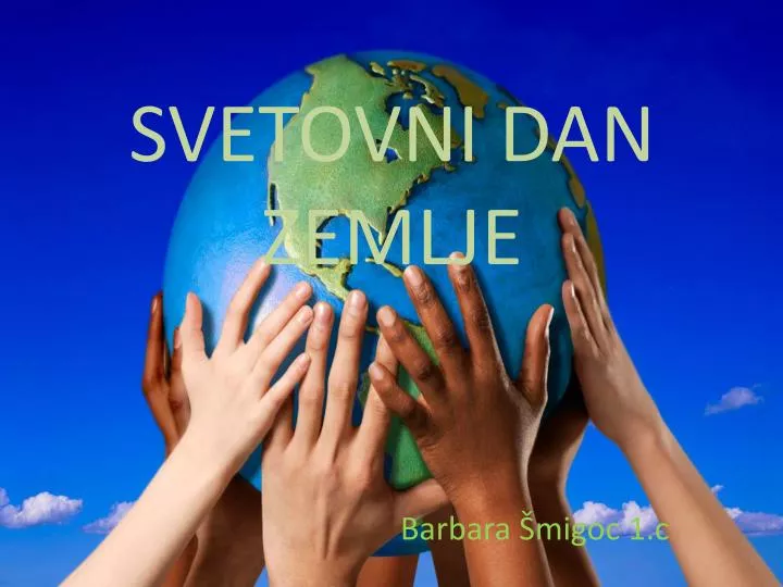 svetovni dan zemlje