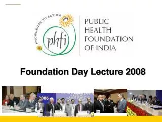 Foundation Day Lecture 2008