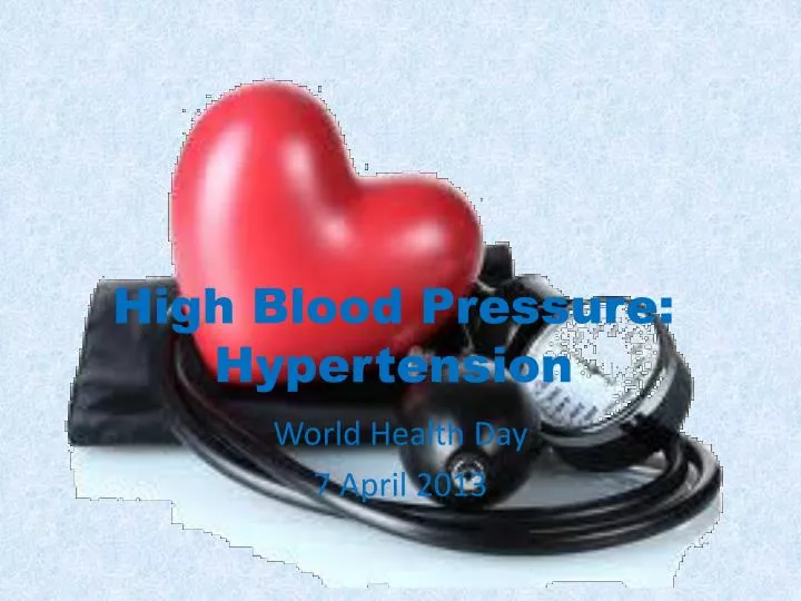 high blood pressure hypertension