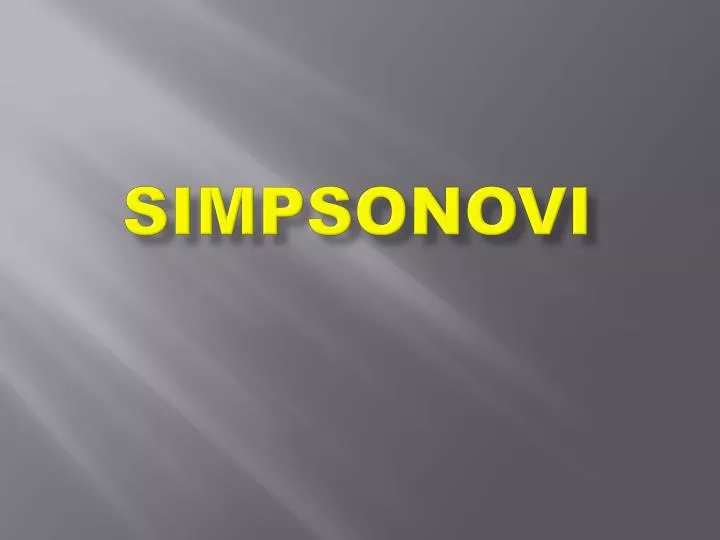 simpsonovi