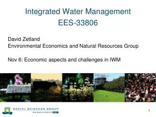Integrated Water Management EES-33806