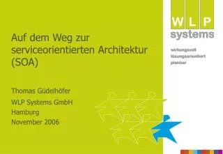 auf dem weg zur serviceorientierten architektur soa